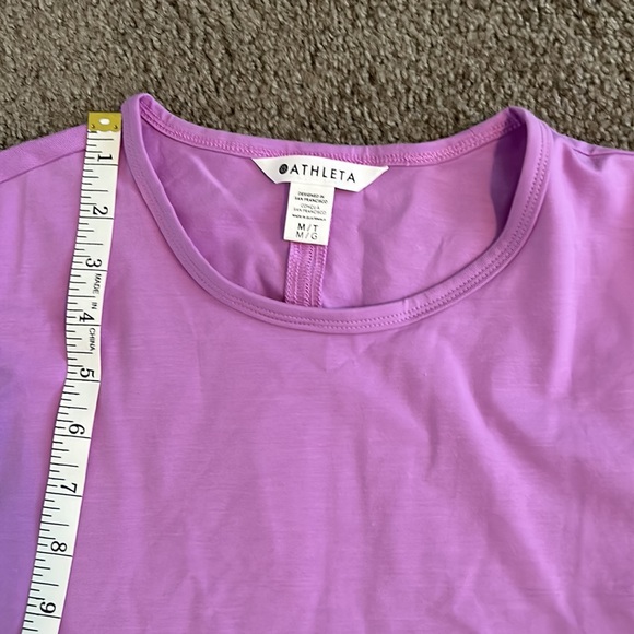 NWT Athleta Essential Tee Dress Orchid MT - Picture 8 of 9